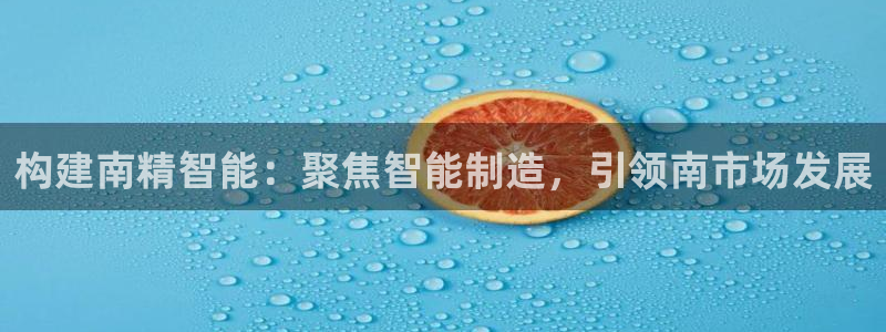 彩神8是正规平台吗：构建南精智能：聚焦智能制造，引领南市场发展