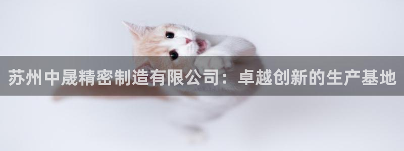 彩神v下载安装：苏州中晟精密制造有限公司：卓越创新的生产基地